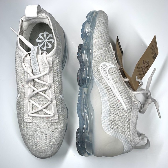 Nike Air VaporMax Flyknit 2021 Phantom White DJ9975-001 Women’s Shoe Size 11.5 - Picture 2 of 11
